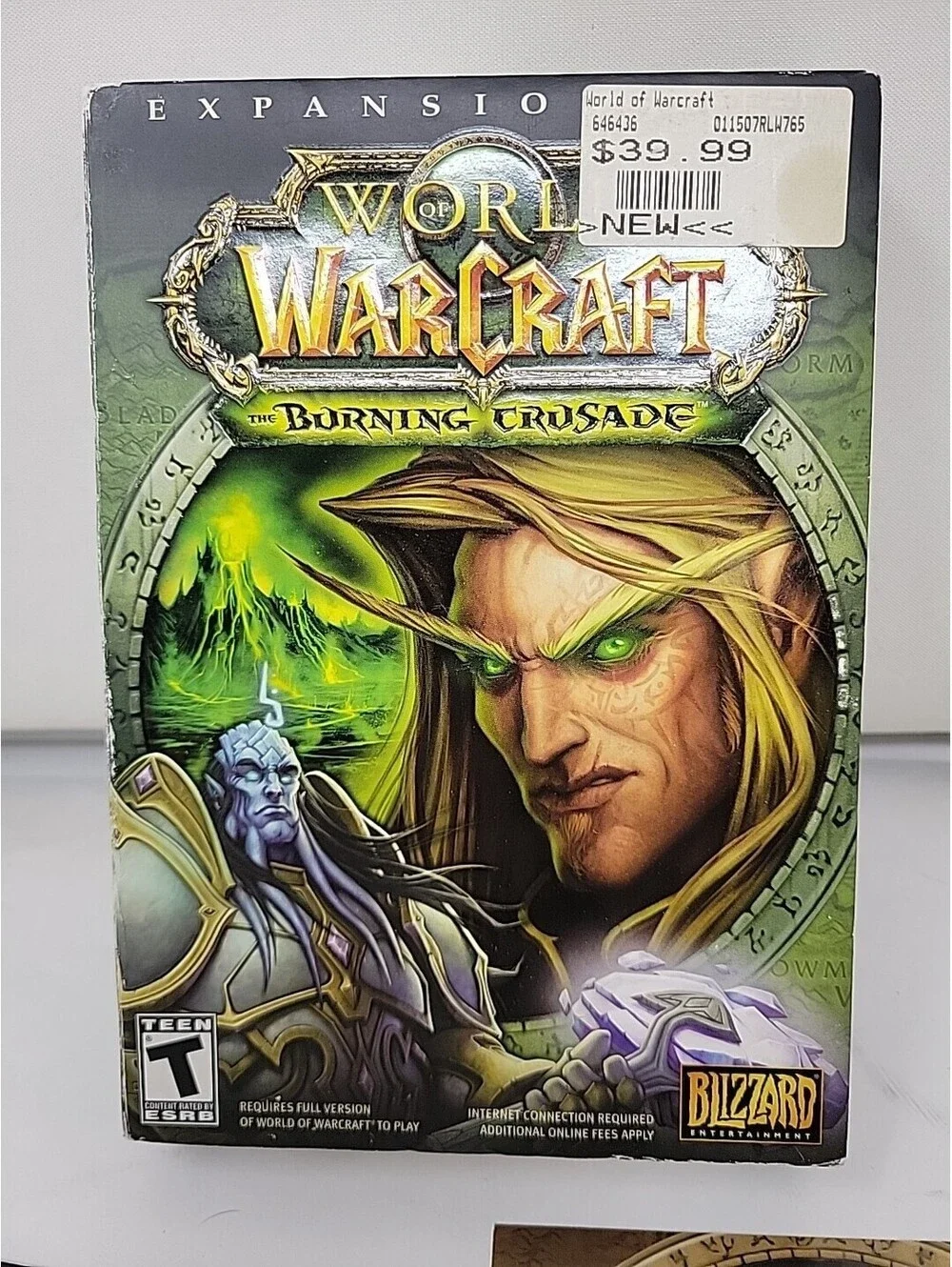 2006 World Of Warcraft The Burning Crusade Game Manual Blizzard